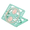 thumbnail image 1 of MERIGLARE kokiya Support Laptop Cooling Pad with 2 Quiet Fans 6 Height Adjustable Foldable Green, 1 of 8