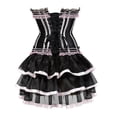thumbnail image 2 of S-6xl Corsé sexy para mujer Conjunto de corsé y falda Overbust Corselet tutú, 2 of 5