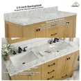 thumbnail image 4 of CASAINC 60 in. W x 22 in. D x 35.4 in. H Bath Vanity in Almond Toffee with White Top and Basin, 4 of 10