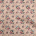 thumbnail image 1 of oneOone Velvet Peach Fabric Florals Sewing Fabric By The Yard Printed Diy Clothing Sewing Supplies 58 Inch Wide, 1 of 4
