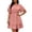Pink 03, variant on Karymi Plus SizePolka Dot Ruffle Sleeve Dress, Round Neck Elastic Waist Tiered Flounce Hem Casual A-Line Summer Dress Summer Dresses for Women 2026