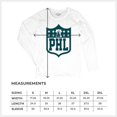 thumbnail image 7 of Philadelphia Shield Women's Long Sleeve T-shirt Birds Football Fan Bleed Green Philly, 7 of 7
