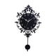 thumbnail image 3 of Reloj de pared con péndulo, silencioso, elegante, redondo, de estilo retro. Adorno decorativo para interiores, cocina y hogar., 3 of 9