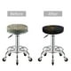 thumbnail image 5 of Balery Mardi Gras Carnival Fundas de asiento para taburete de bar redondo de tela de terciopelo ajustables que protegen de arañazos y manchas para sillas de 14 a 17 pulgadas.-14 inch, 5 of 7