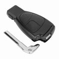 thumbnail image 2 of Carcasa Para Llave De Coche De , Carcasa Para Mando A Distancia De Coche De 2 Botones Para Benz, Compatible Con C, E, Clk, Ml, SLK, S, CLS, Clase B, 2 of 7