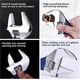 thumbnail image 2 of Jinyi Adjable Wrench And Pipe Wrench Adjable Open-end Wrench With Short Rubber Tool For Reps (1 Pc, Silver ), 2 of 5