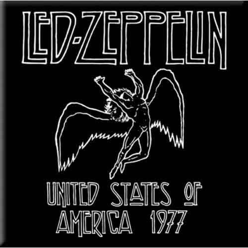 Led Zeppelin 1977 USA Tour Fridge Magnet
