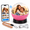 Pink, variant on Memory Orb, WiFi Crystal Photo and Video Display Sphere with App Control
