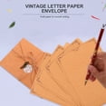 thumbnail image 4 of 1 Jeu de Lettres Rétro Enveloppe Manuscrite Lettre Papier d'Écriture Délicat, 4 of 9