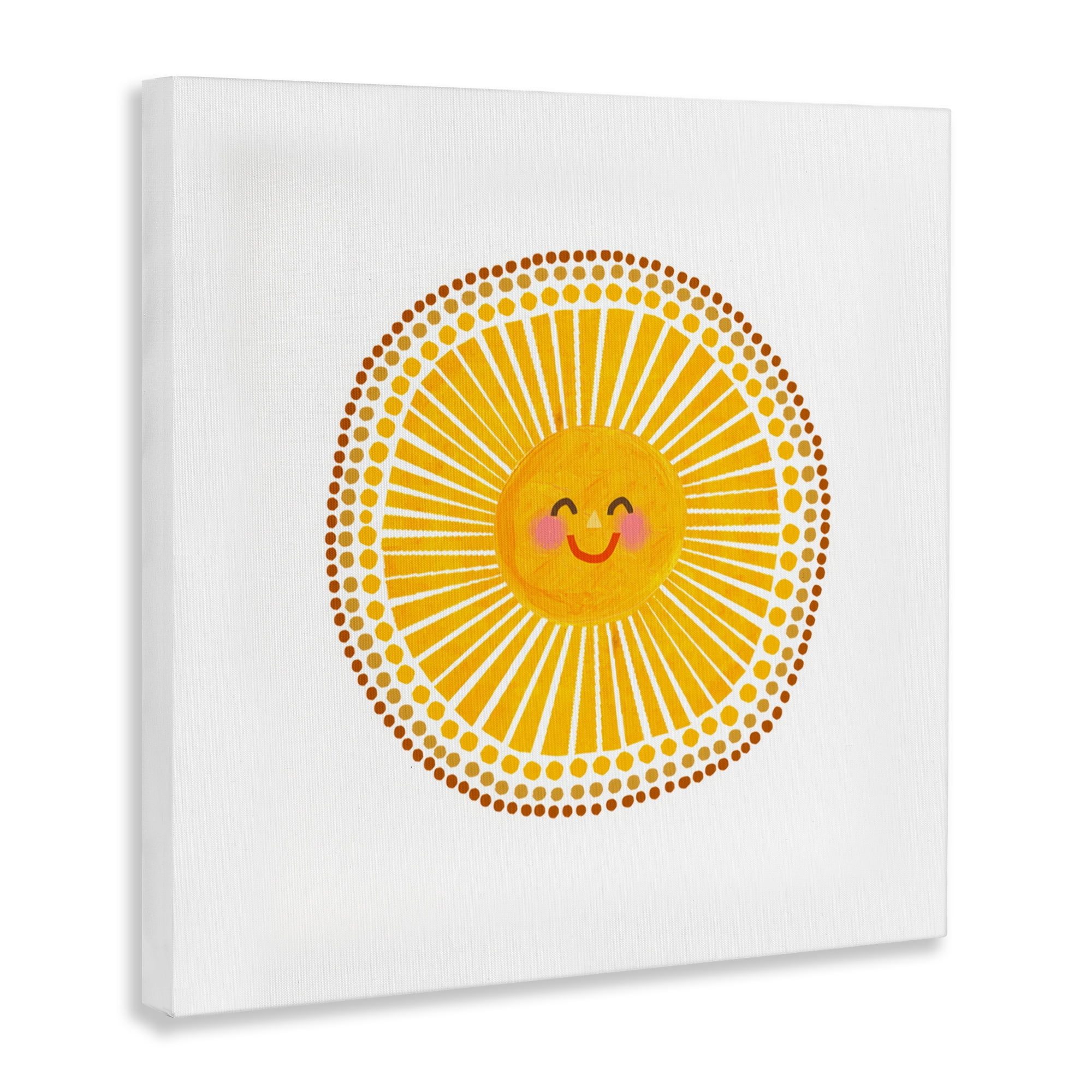 Stupell Industries Yellow Sun's Smile Canvas Wall Art, design by Katherine Herrell Studio