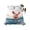 White Gray Blue Light Blue Light Pink, variant on Pink Ocean Coastal Flat Sheet Only Twin Size, Soft Breathable Bed Top Sheets for Mattress, Nautical Starfish Jellyfish Coral Luxury Bedding Flat Sheets for Home Hotel Bedroom Bed Protection