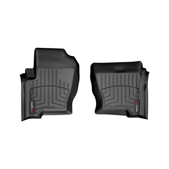 WeatherTech Custom Fit FloorLiners compatible with Land Rover Rover LR3/Discovery 3, Range Rover Sport - 1st Row (Driver & Passenger), Black