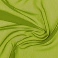 thumbnail image 5 of Zelouf Pearl Silk Chiffon , Sewing, DIY, Crafts Fabric by the Yard, Lime, 5 Yard, 5 of 6