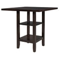 thumbnail image 4 of Espresso-Colored Wooden Dining Set | Applicable for Kitchen Areas | Maintains Balance and Preserves Flooring, 4 of 7