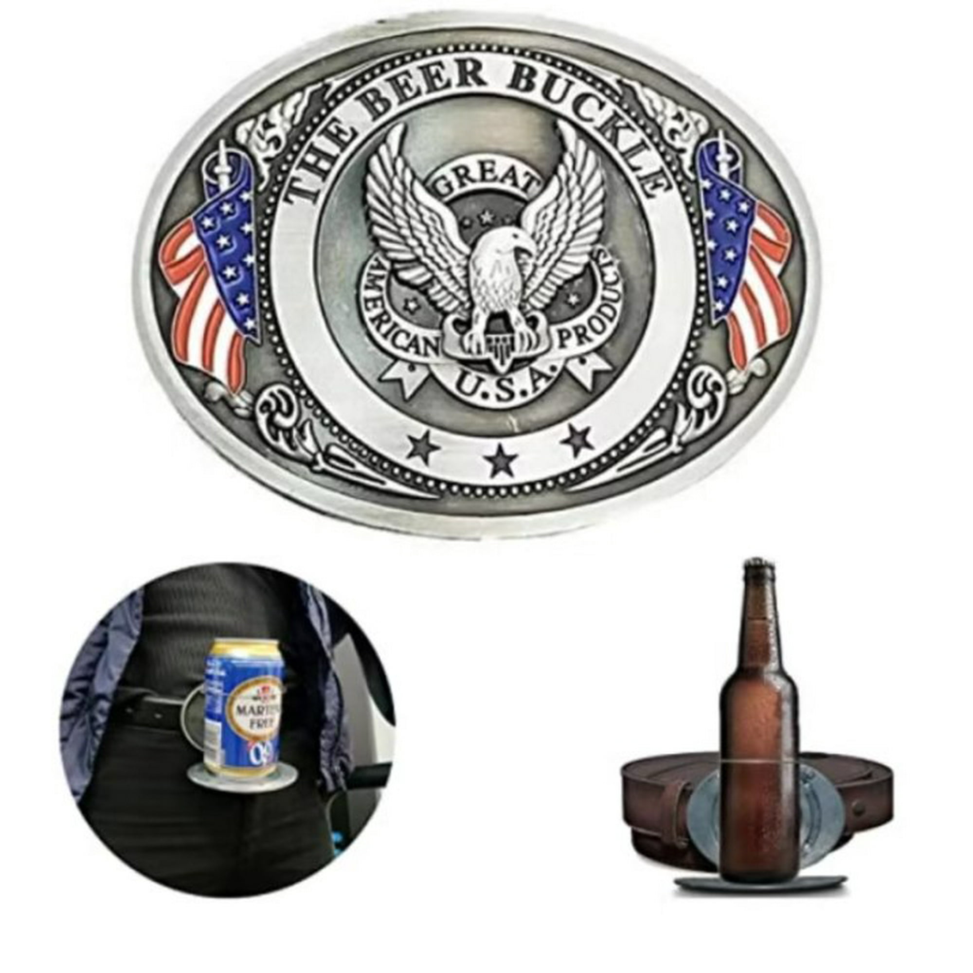 Belt buckle cup holder sales
