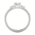 thumbnail image 3 of Ammo Jewel 2.2 Ct Oval Cut Lab-Created Simulated Diamond Engagement Rings - 14K White Gold Plated Rings - Women's Beautiful Diamond Rings - Perfect Gift for Anniversaries and Proposals, 3 of 3