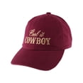 thumbnail image 2 of CTM Cool It Cowboy Embroidered Baseball Cap (Women), 2 of 3