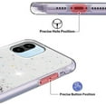 thumbnail image 4 of Compatible with Redmi A2 Case Cute Glitter Clear Sparkly Cases Shockproof Xiaomi Redmi A2 Phone Case for Women Girls Silicone Slim Bling Protective Cover (Clear), 4 of 14