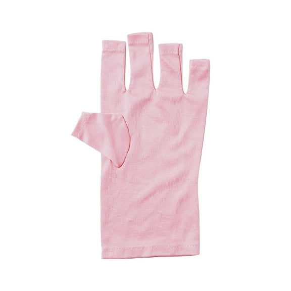 TERGAYEE Anti UV Gloves,Nail Lamp UV Shield Glove,Protect Hands Nail Art Stretchy Fingerless Glove for Nail Lamp Dryer,Protect Hands from UV Harm