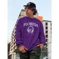 thumbnail image 2 of Florida Basketball Varsity Style Sweatshirt Men -Image by Shutterstock, Male Small, 2 of 4