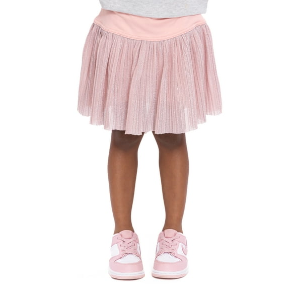 Wonder Nation Toddler Girls Pull-On Skirt with Shorts, Sizes 12M-5T