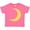 Hot Pink, variant on Inktastic Cute Yellow Moon Boys or Girls Toddler T-Shirt