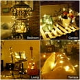 thumbnail image 4 of Star String Lights Battery Operated Waterproof 40 LED 20 FT Star Fairy String Lights with Remote Control for Home, Party, Christmas, Wedding, Garden Decoration, Warm White, 4 of 7