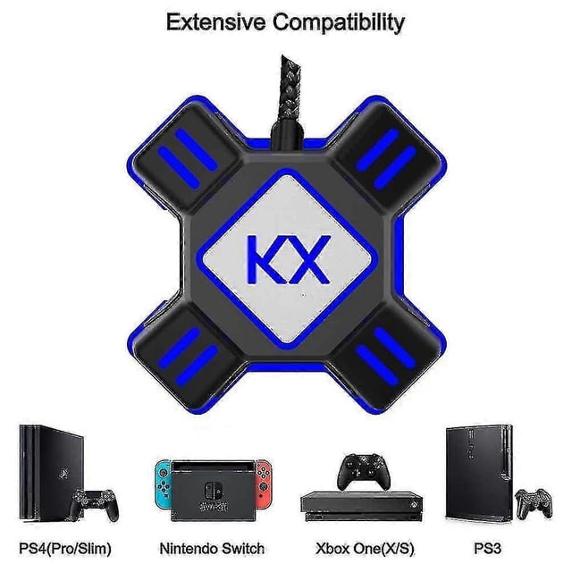 Adaptador convertidor ZHAOCHENG de teclado y ratón Switch Apex para Xbox One PS4 KX Gaming