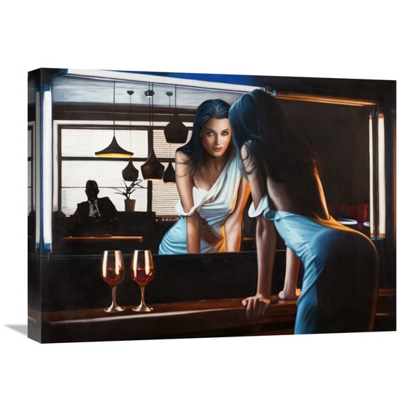 Global Gallery Pierre Benson,'Stillness in Time' Stretched Canvas Artwork