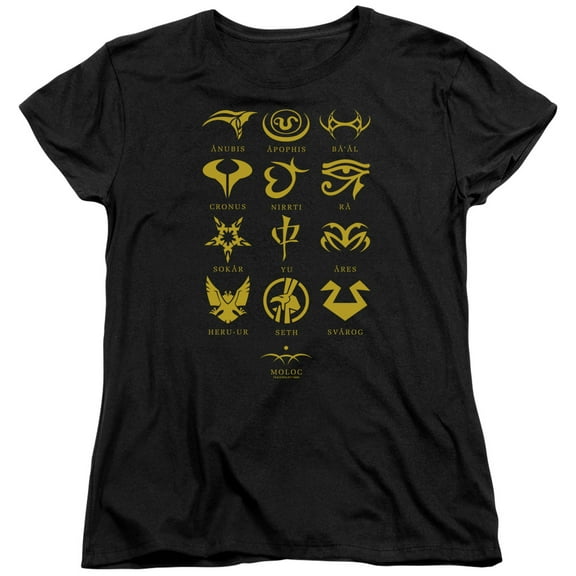 Sg1 Goauld Characters Women's T-Shirt Black