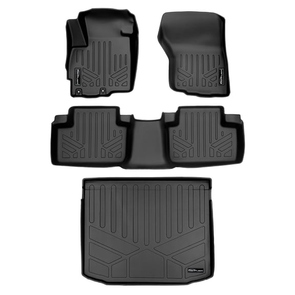 SMARTLINER 3 Rows Custom Fit Floor Liners Compatible with 2011 - 2024 Mitsubishi Outlander Sport (Gasoline)