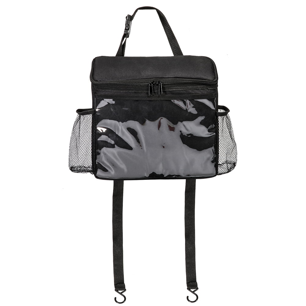 1pcs New Black Auto Car Seat Back Ice Pack Bag Insulation Storage Organization J 