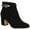 Black Suede, variant on Bella Vita Womens Diaz Suede Block Heel Ankle Boots