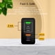 thumbnail image 3 of Cargador rápido de 120W, Tipo-C, PD+USB, Multi-Port, Compatible con Android e iOS, Negro, 3 of 6