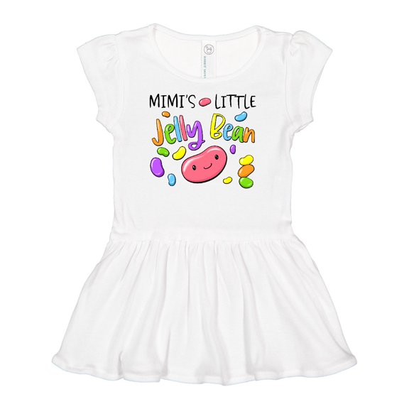 Inktastic Mimi's Little Jellybean Cute Easter Candy Girls Baby Dress
