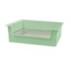 thumbnail image 2 of Caja de arena para conejos, bandeja para orinar, fácil de limpiar, valla elevada, caja para orinal, esquina de entrenamiento para conejillo de , Verde Yinane Inodoro con bandeja de arena, 2 of 8