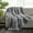Light Grey, variant on Faux Fur Plush Throw Blanket Soft Fluffy Bubble Blanket for Couch, Sofa Bedroom