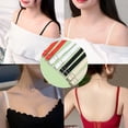 thumbnail image 7 of EKIND Elastic Adjustable Removable Lingerie Straps 10mm Width Cotton Replacement Sexy Bra Shoulder Strap(4Pairs，Apricot+Black+White+Red), 7 of 7