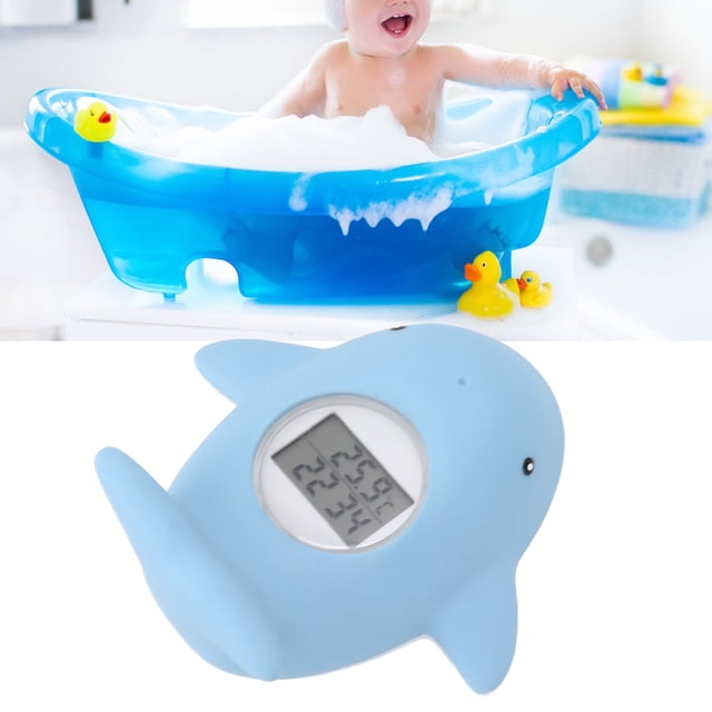 Termómetro De Juguete Flotante, Pantalla De Temperatura Ambiente, Función De Reloj De Termómetro De Agua Para Bebé Para El Hogar Para Bebés