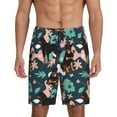 thumbnail image 3 of Lsque Rottweiler Mens Sleep Pajama Shorts,Short Pajama Pants, Cotton Ultra-Soft Knit-4X-Large, 3 of 9