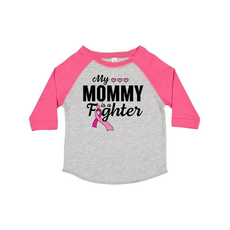

Inktastic Breast Cancer Awareness My Mommy is a Fighter Gift Toddler Boy or Toddler Girl T-Shirt