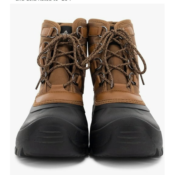 Staheekum Mens Winter Snow Boots Waterproof, Insulaed, and Cold Raed to-20F SIZE 10