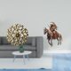 thumbnail image 2 of Escultura para colgar en la pared,Decoración de pared de metal para sala de estar,dormitorio y exterior.,Escultura colgante Arte de pared Disco decorativo,Letrero de escritorio Home, 2 of 6