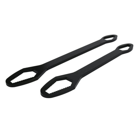 

Universal Torx Wrench Double Head Self Tighten Ratchet Spanner 8-22mm Adjustable Screw Nuts Wrench Black
