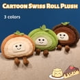 thumbnail image 4 of Cute Swiss Roll Plush Toy-4-inch Kawaii Bread Super Soft Filling Toy-Birthday & Christmas Fashion Decor Gift, 4 of 8