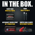 thumbnail image 2 of Antigravity XP-1 Jump Starter 2000 Peak Amps, 12V Lithium Car Battery Booster & Portable Power Bank, 12,000mAh with USB-C PD 30W, 2 of 7