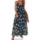 thumbnail image 1 of Lindo vestido de margaritas, elegante vestido largo con flores y tirantes, estilo bohemio, para playa, verano, cuello en V, ropa de gran tamaño, 1 of 7