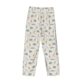 thumbnail image 3 of Lsque African Animals Print Men's Pajama Pants, Lounge Pant - Comfortable Home Wear,Elastic Waistband, Stylish Design-Small, 3 of 9