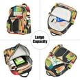 thumbnail image 5 of FORMRS Mini Backpack Purse for Women Travel Daypack Casual Shoulder Bag, Art Cocktails, 5 of 7