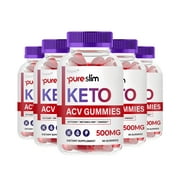 (5 Pack) Pure Slim - Pure Slim Keto + ACV Gummies